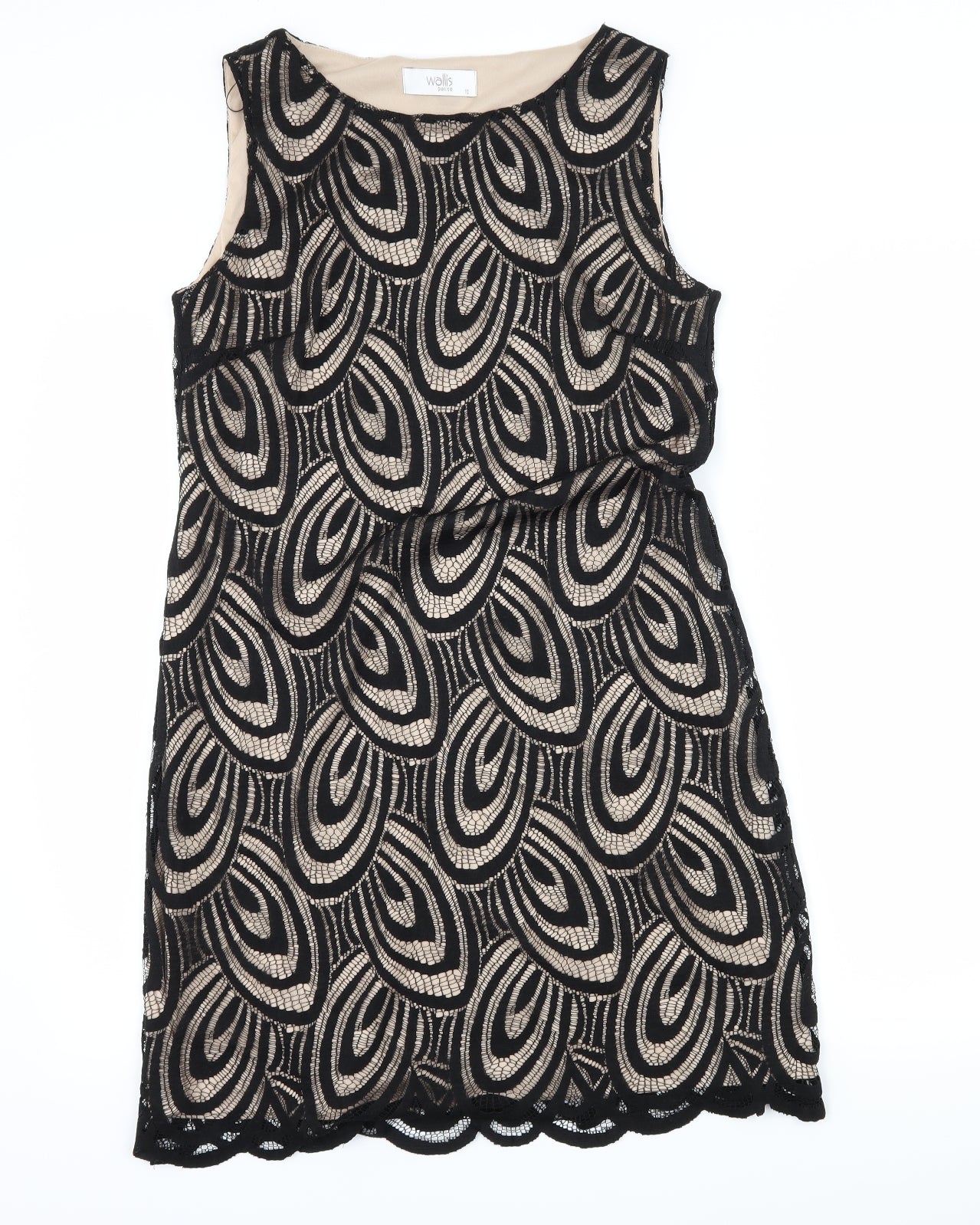 Wallis Womens Black   Shift  Size 10
