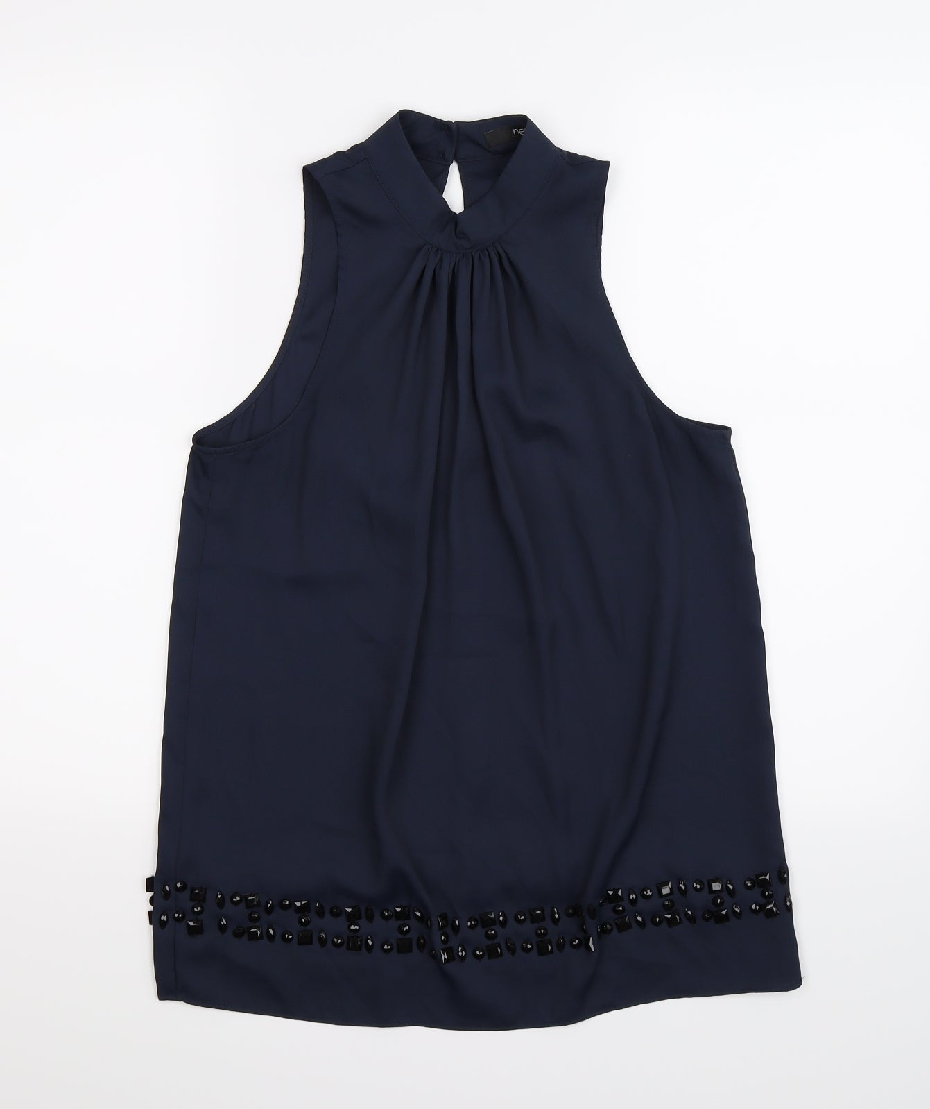NEXT Womens Blue  Chiffon Tunic Blouse Size 10
