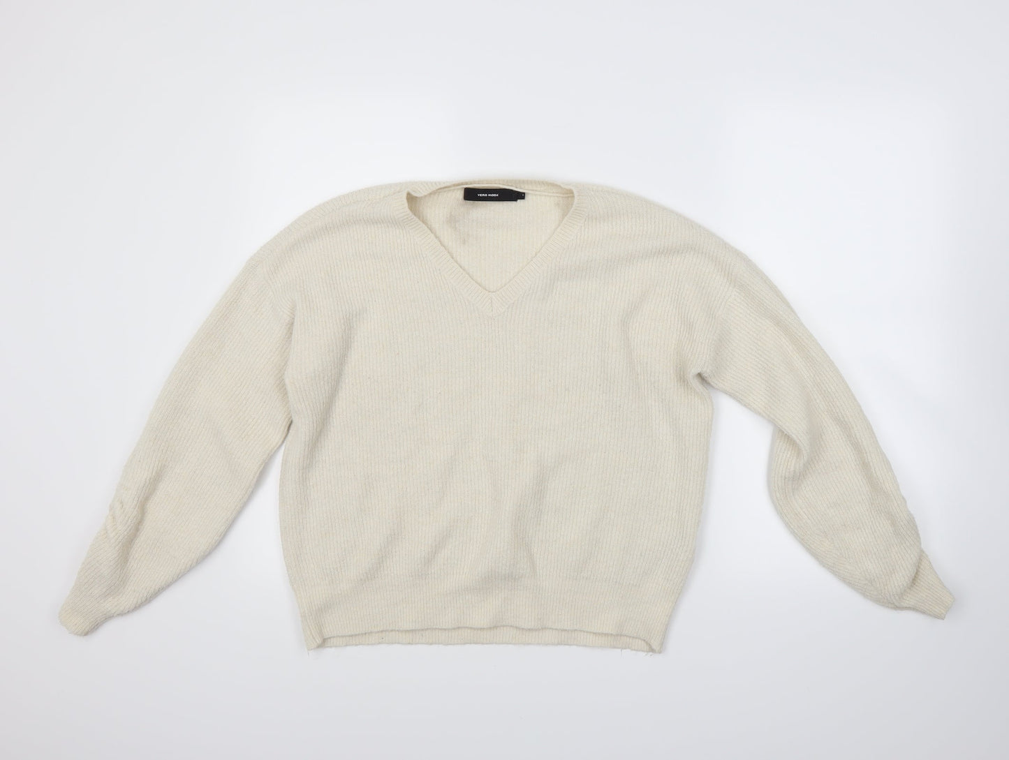 VERO MODA Womens Beige   Pullover Jumper Size M
