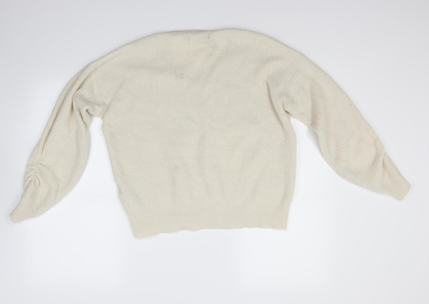 VERO MODA Womens Beige   Pullover Jumper Size M