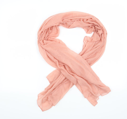 Front view of Preworn women’s orange scarf