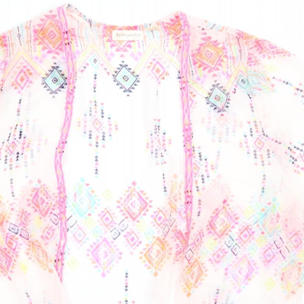 Accessorize  Womens White   Cardigan Jumper Size S
