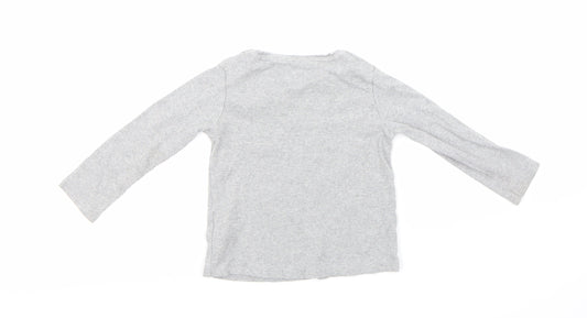F&F Girls Grey   Basic T-Shirt Size 18-24 Months
