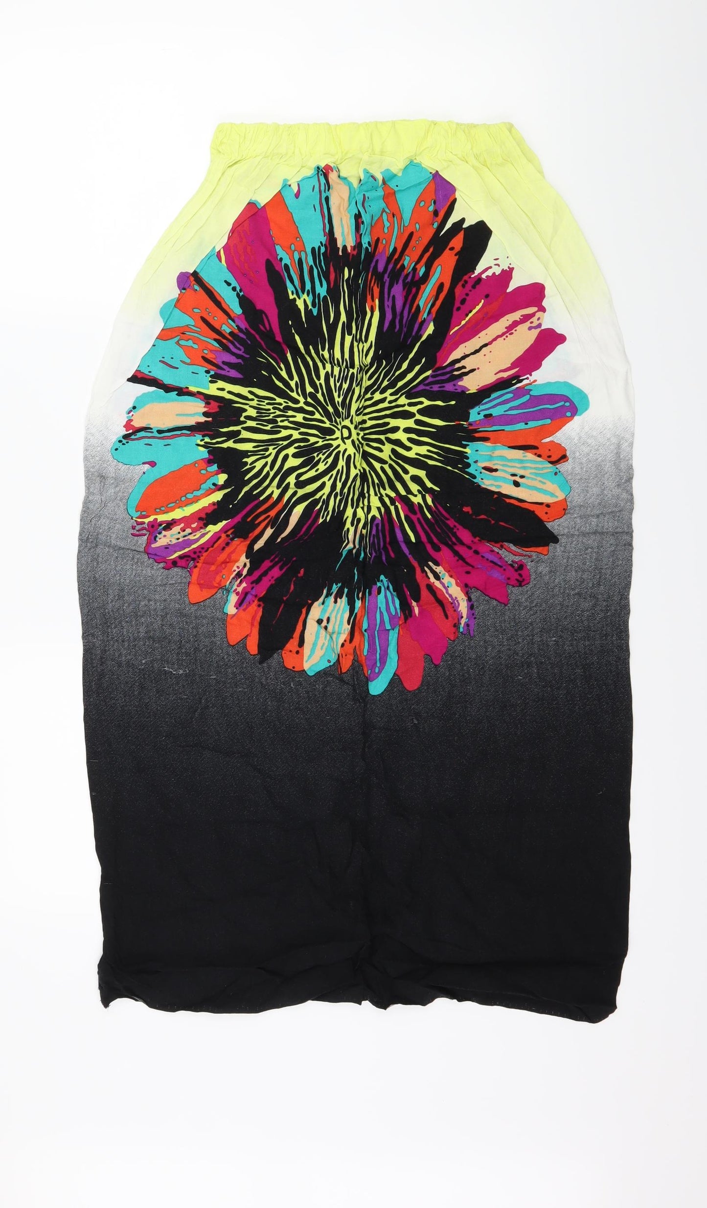 Preworn Womens Multicoloured Floral  Maxi Skirt Size 28  - Sunflower