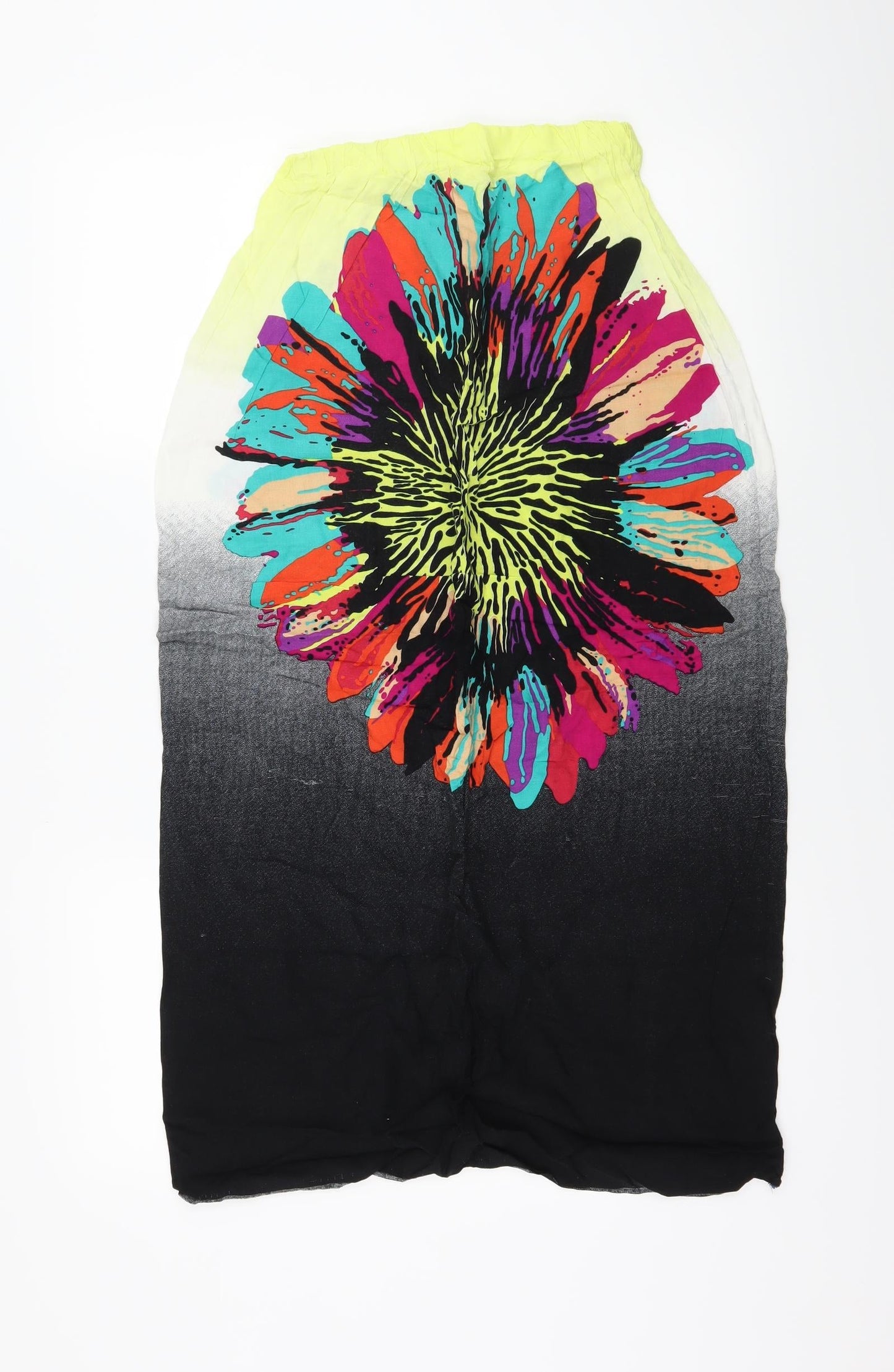 Preworn Womens Multicoloured Floral  Maxi Skirt Size 28  - Sunflower