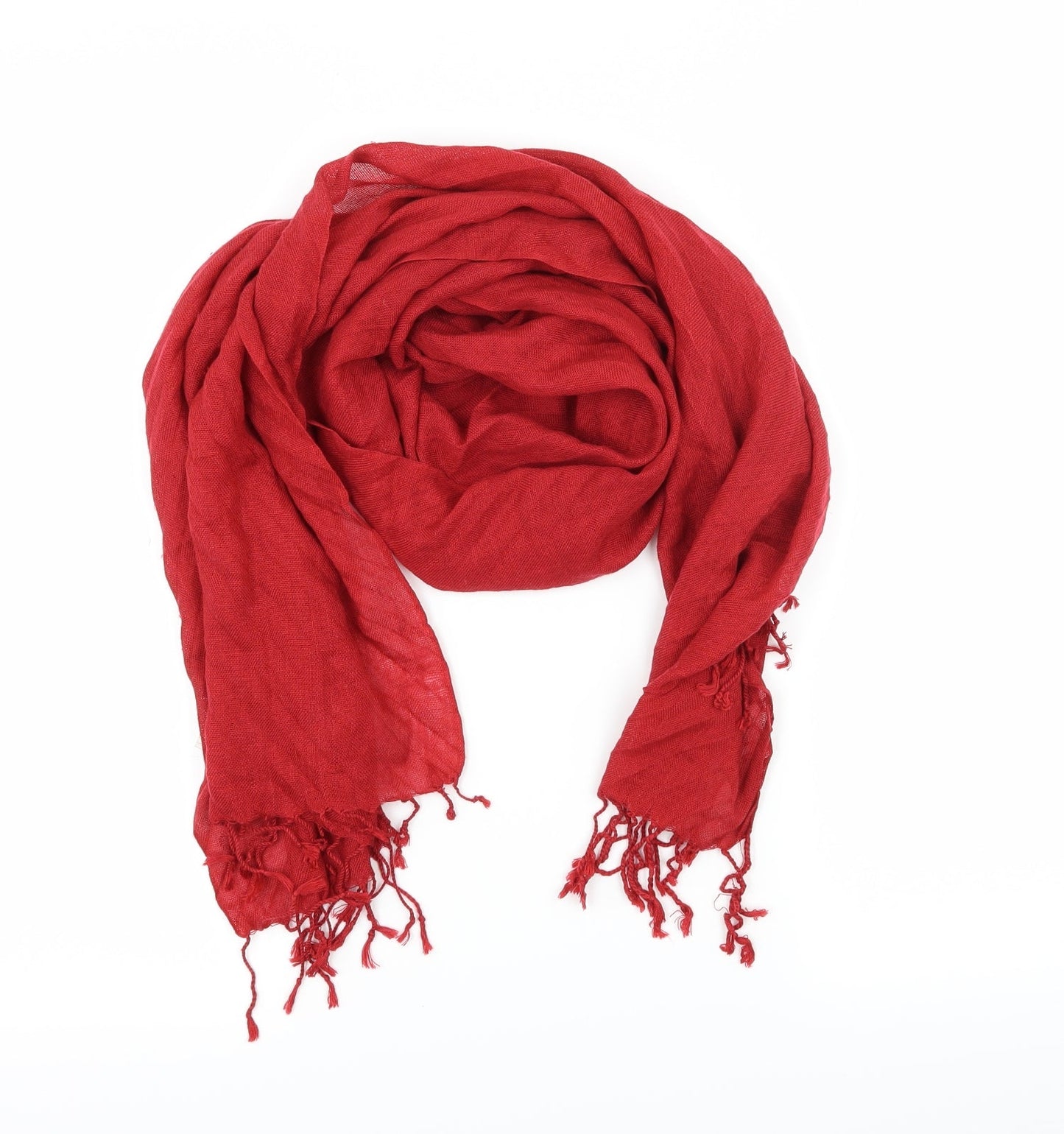 Preworn Womens Red    Scarf