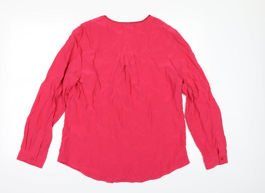 BSH73 Womens Pink   Tunic Blouse Size 8