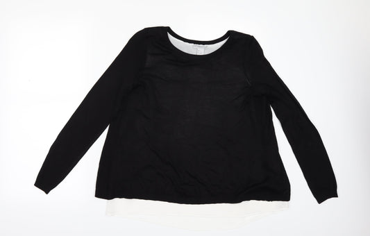 H&M Womens Black   Pullover Jumper Size S