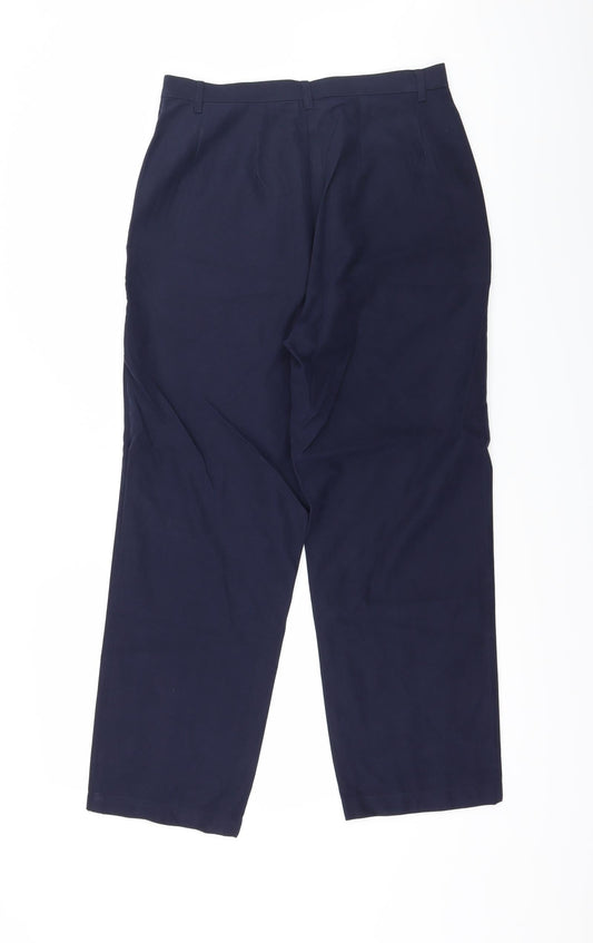Preworn Womens Blue   Trousers  Size 12 L26 in