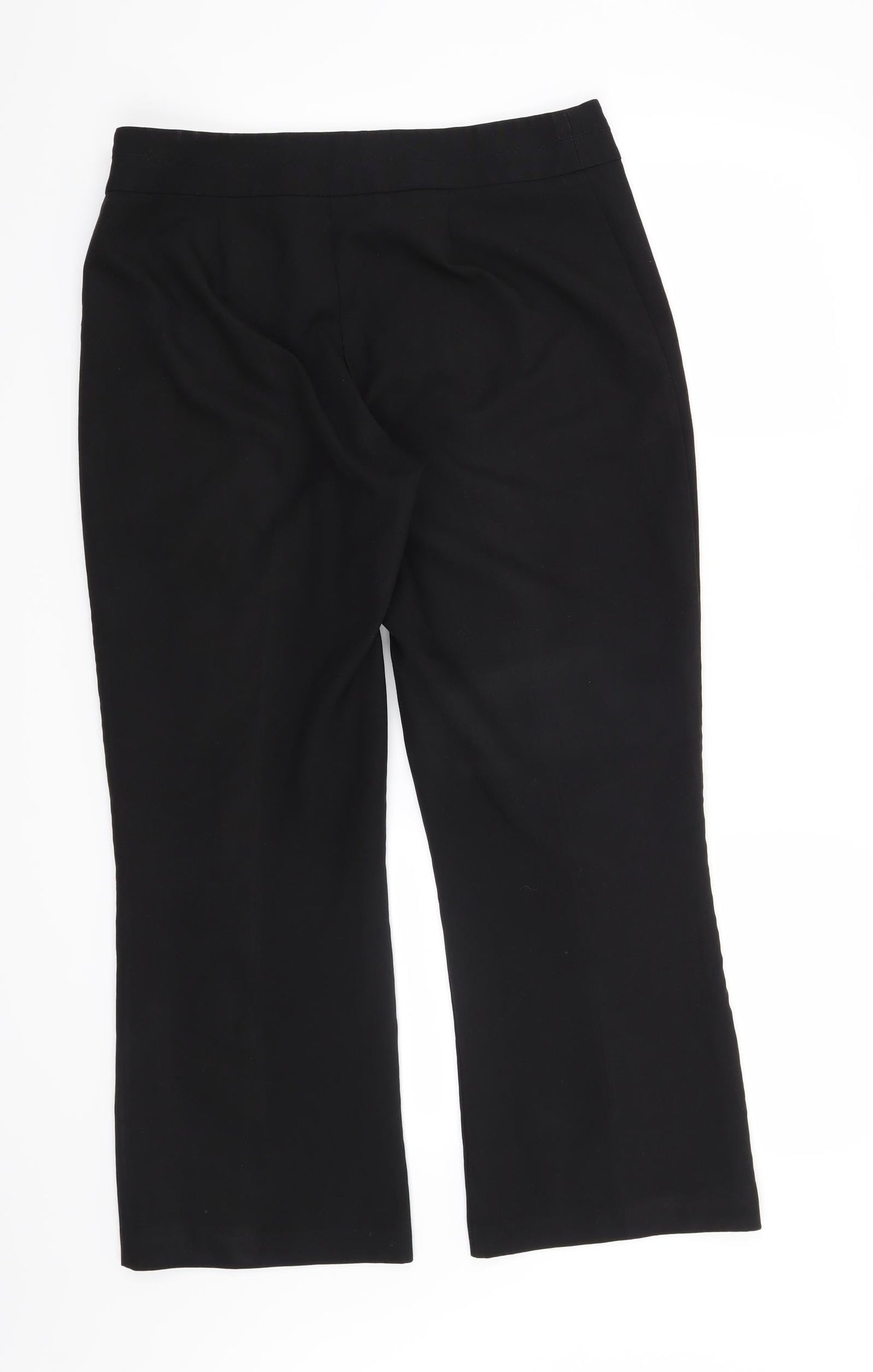BHS Womens Black   Trousers  Size 14 L27 in
