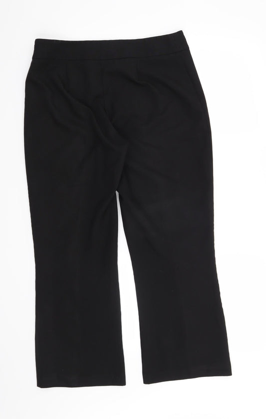 BHS Womens Black   Trousers  Size 14 L27 in