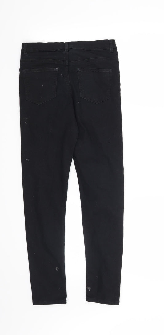 H&M Girls Black   Skinny Jeans Size 12 Years