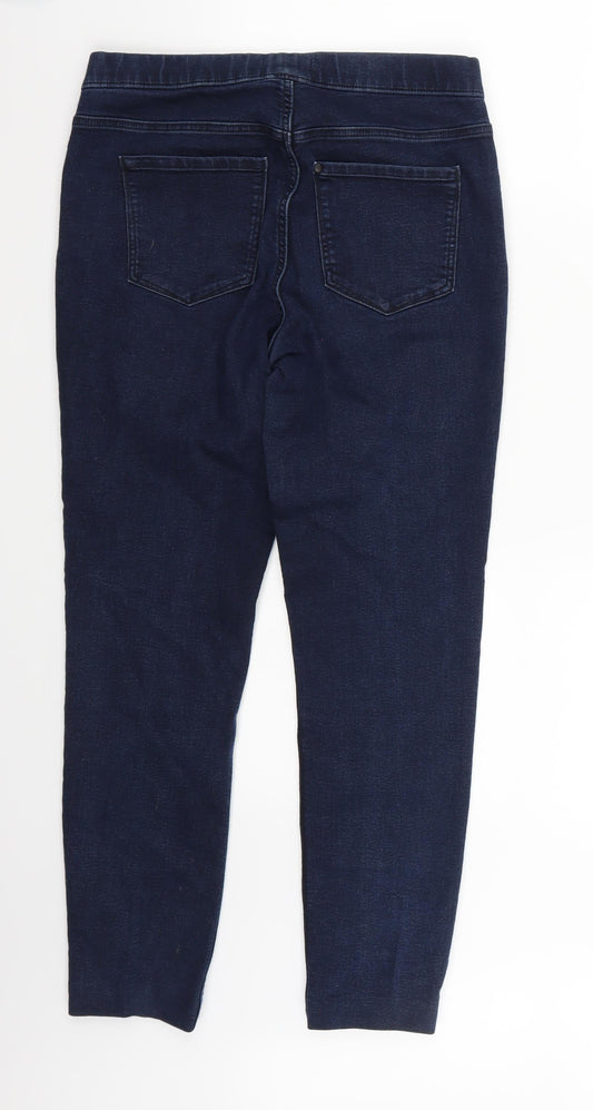 H&M Womens Blue   Cropped Jeans Size 10 L26 in