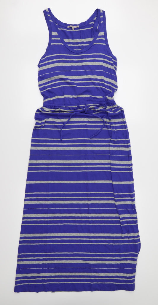 Gap Womens Blue Striped Jersey Maxi  Size S