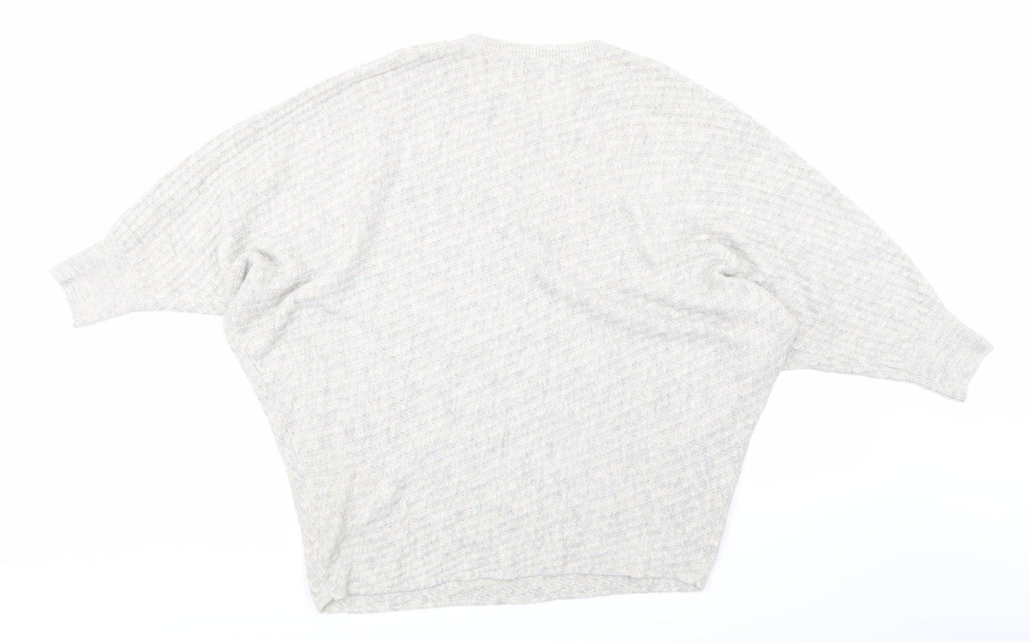 F&F Womens Grey  Knit Pullover Jumper Size 14