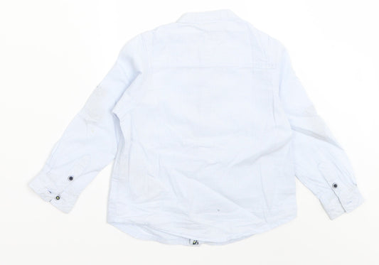 Sergent Major  Boys Blue   Jersey Button-Up Size 3 Years