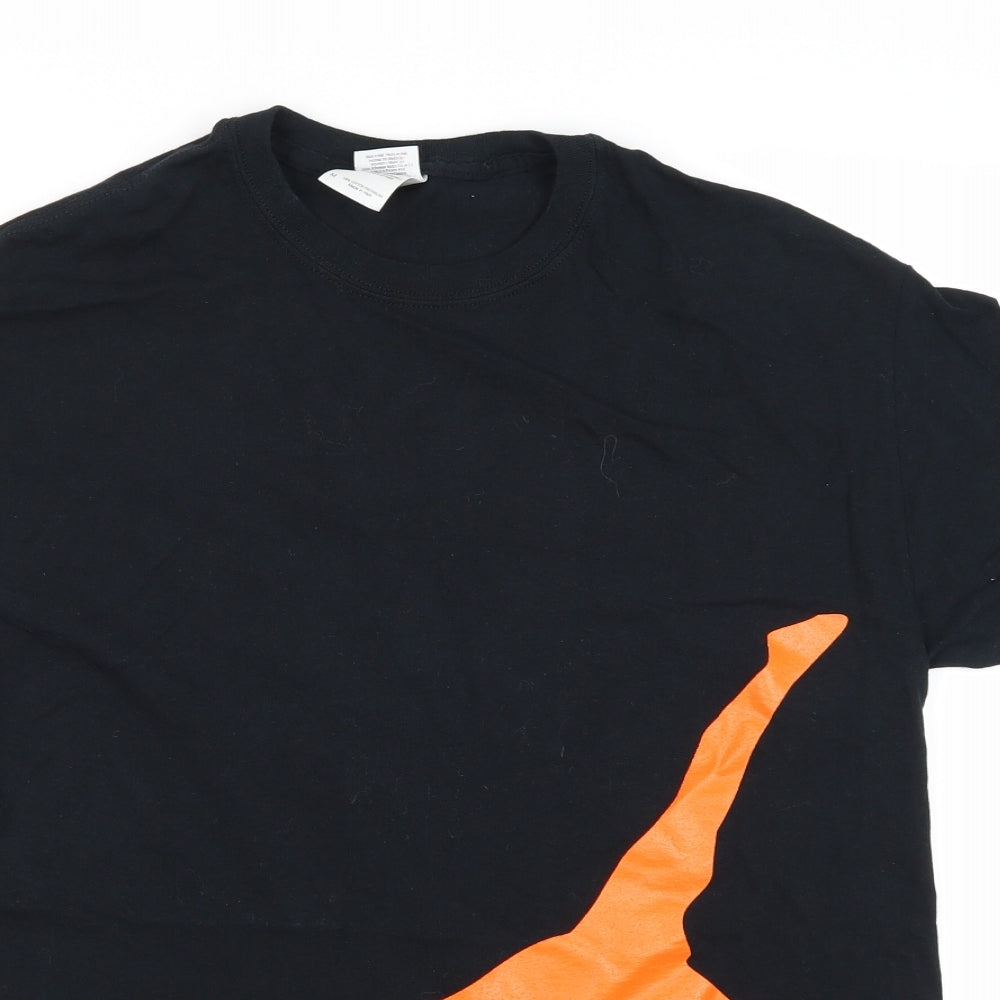 Gildan Mens Black    T-Shirt Size M