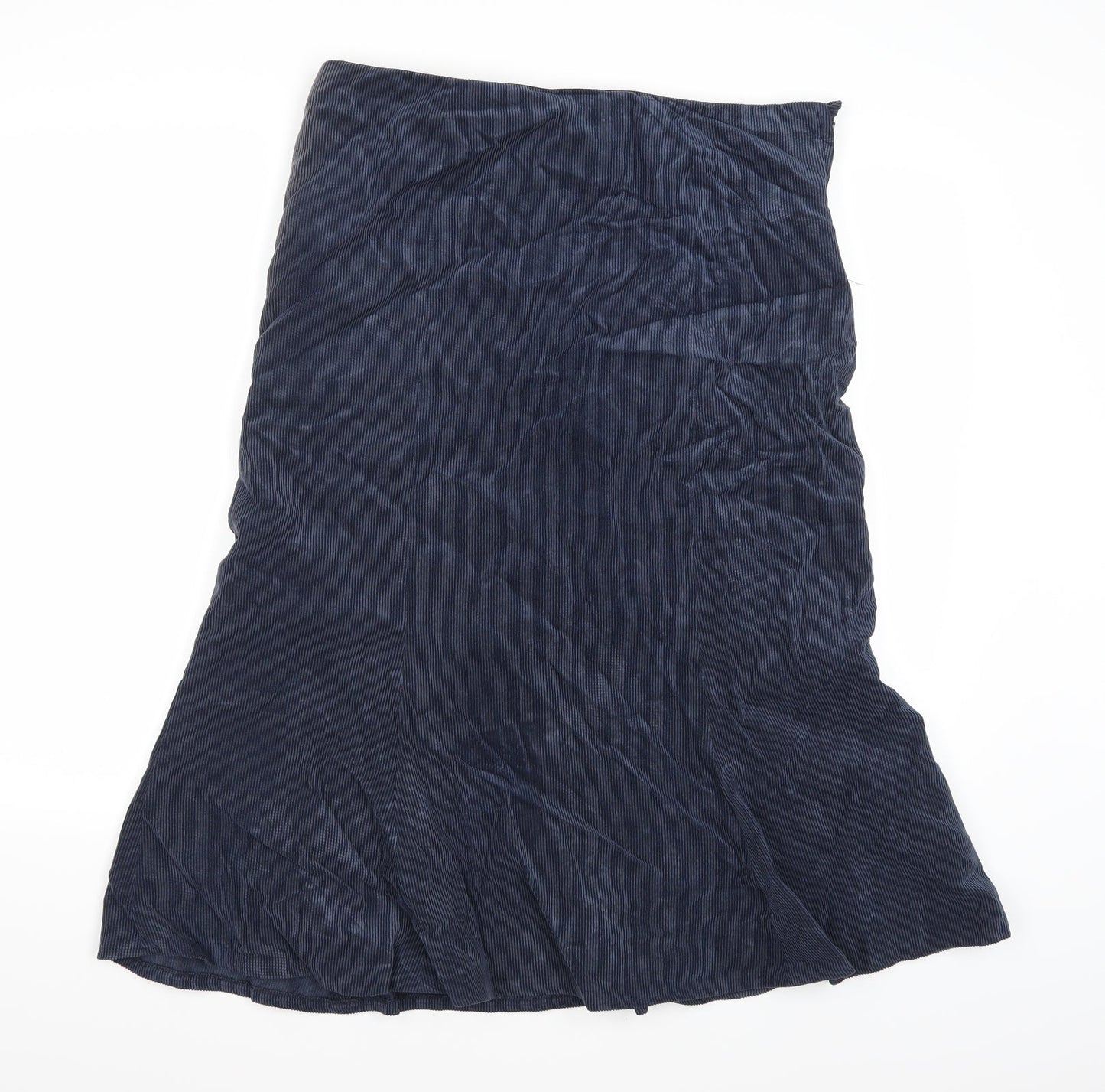ROWLANDS Womens Blue  Corduroy Swing Skirt