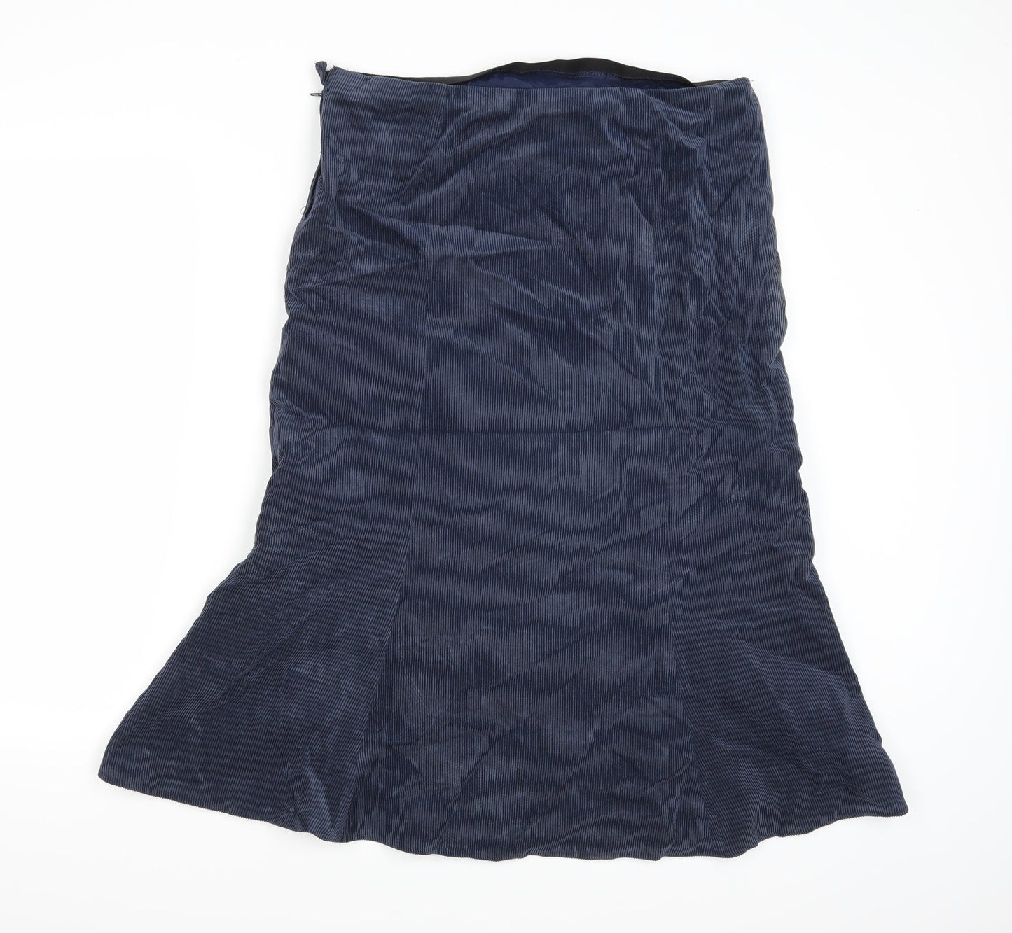 ROWLANDS Womens Blue  Corduroy Swing Skirt
