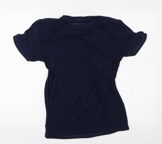 Torkia Apparel Womens Blue   Basic T-Shirt Size S