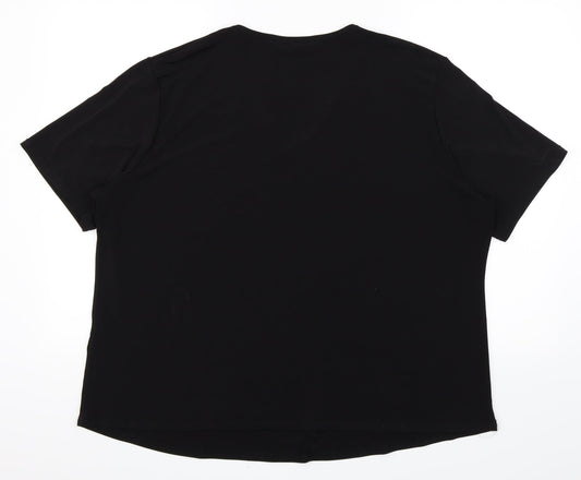 BM Womens Black   Basic Blouse Size XL