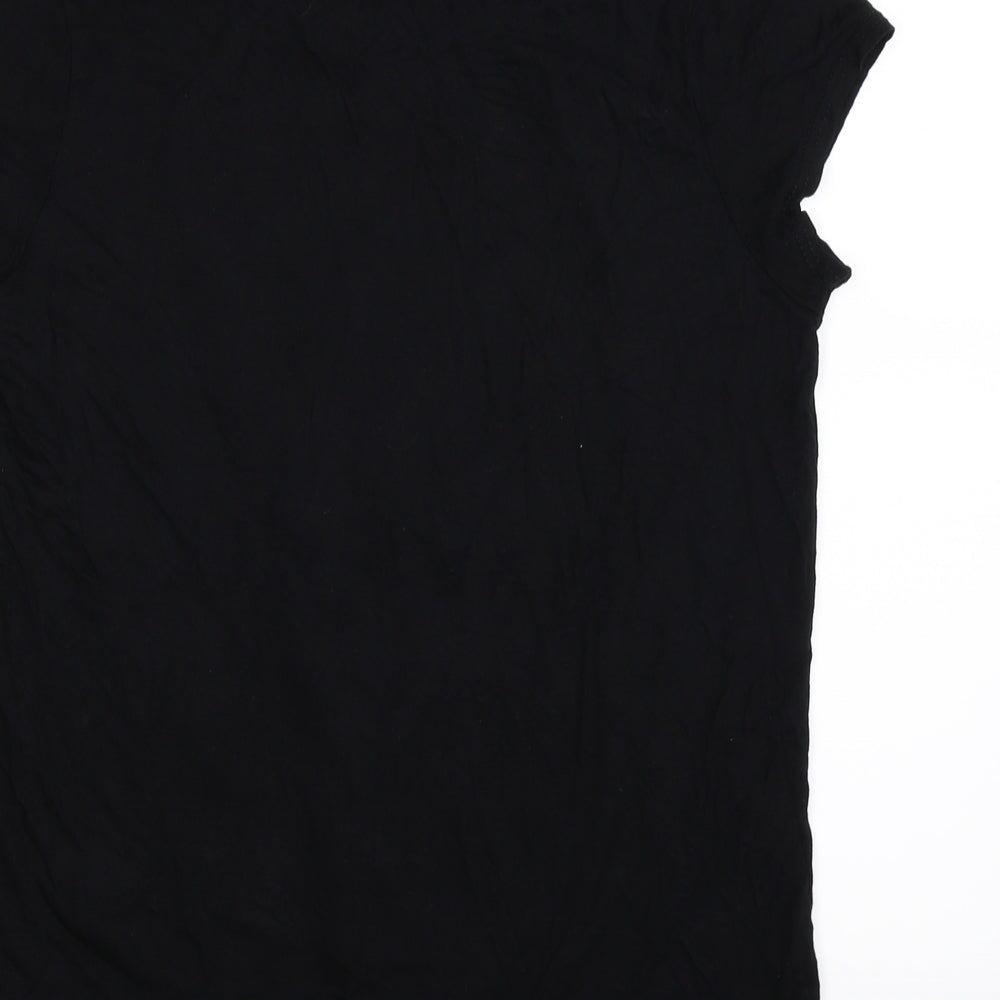 HOT TIN ROOF Womens Black   Basic T-Shirt Size XL  - YOUNG AND RECKLESS