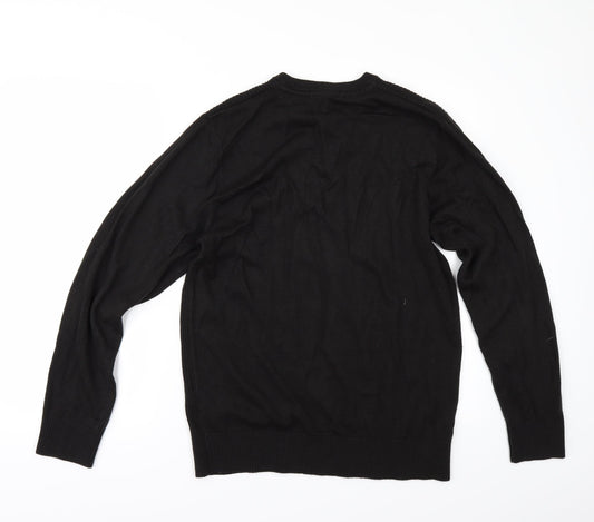 George Mens Black   Pullover Jumper Size M