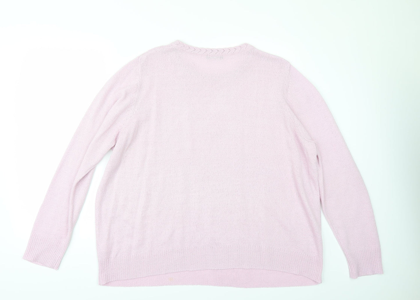 BM Womens Pink   Pullover Jumper Size XL