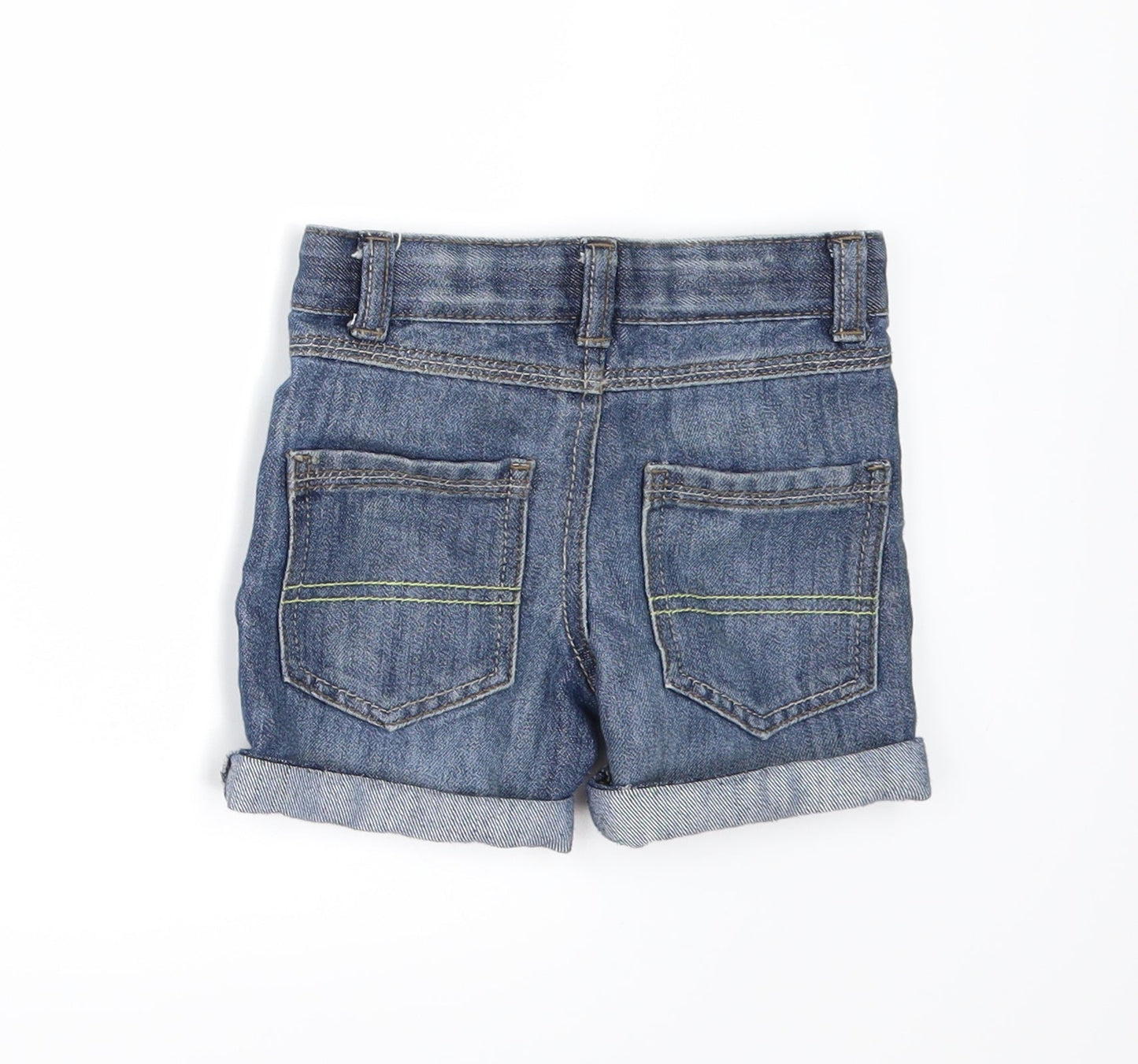 Denim & Co. Girls Blue  Denim Cropped Jeans Size 18-24 Months