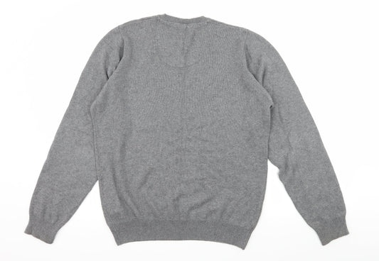 Marks and Spencer Mens Green  Knit Pullover Jumper Size S