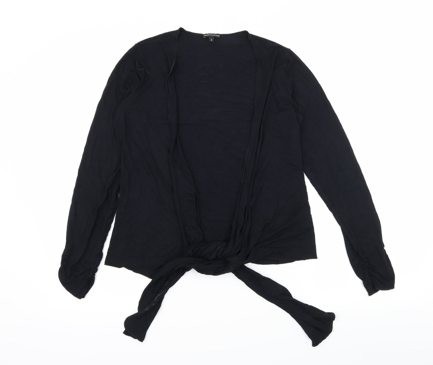 Limited Collection Womens Black  Jersey Cardigan Jumper Size M