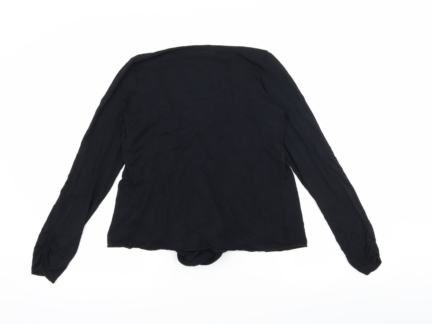 Limited Collection Womens Black  Jersey Cardigan Jumper Size M