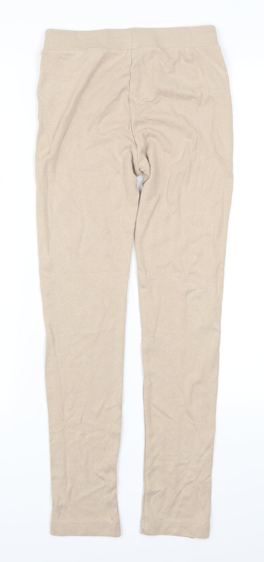 H&M Girls Beige   Sweatpants Trousers Size 11-12 Years