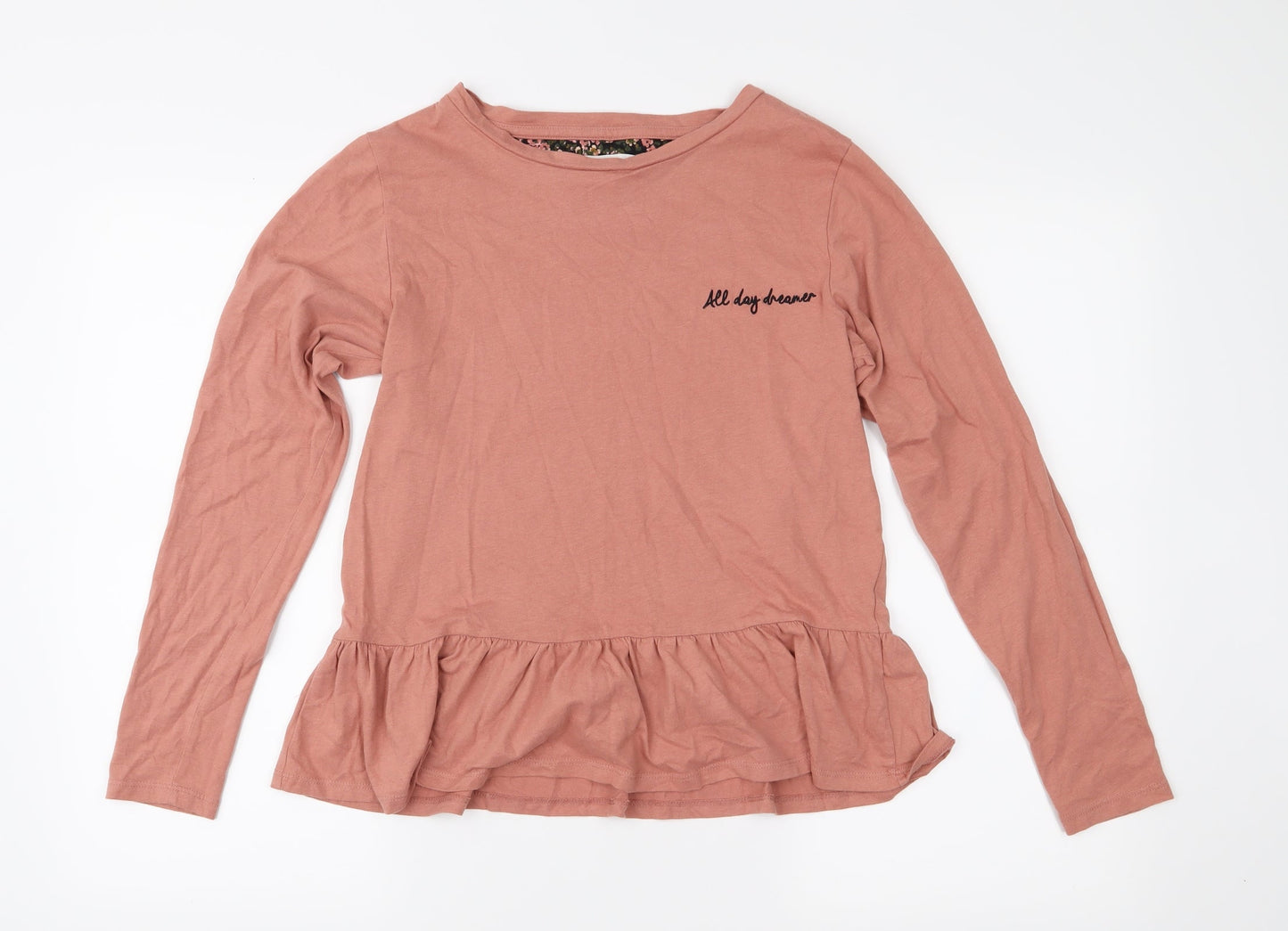 NEXT Womens Pink  Jersey Top Pyjama Top Size 8