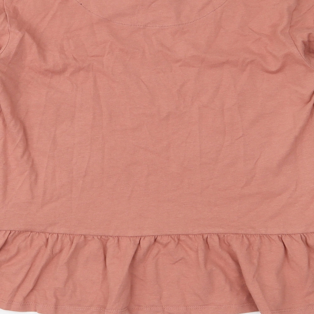 NEXT Womens Pink  Jersey Top Pyjama Top Size 8