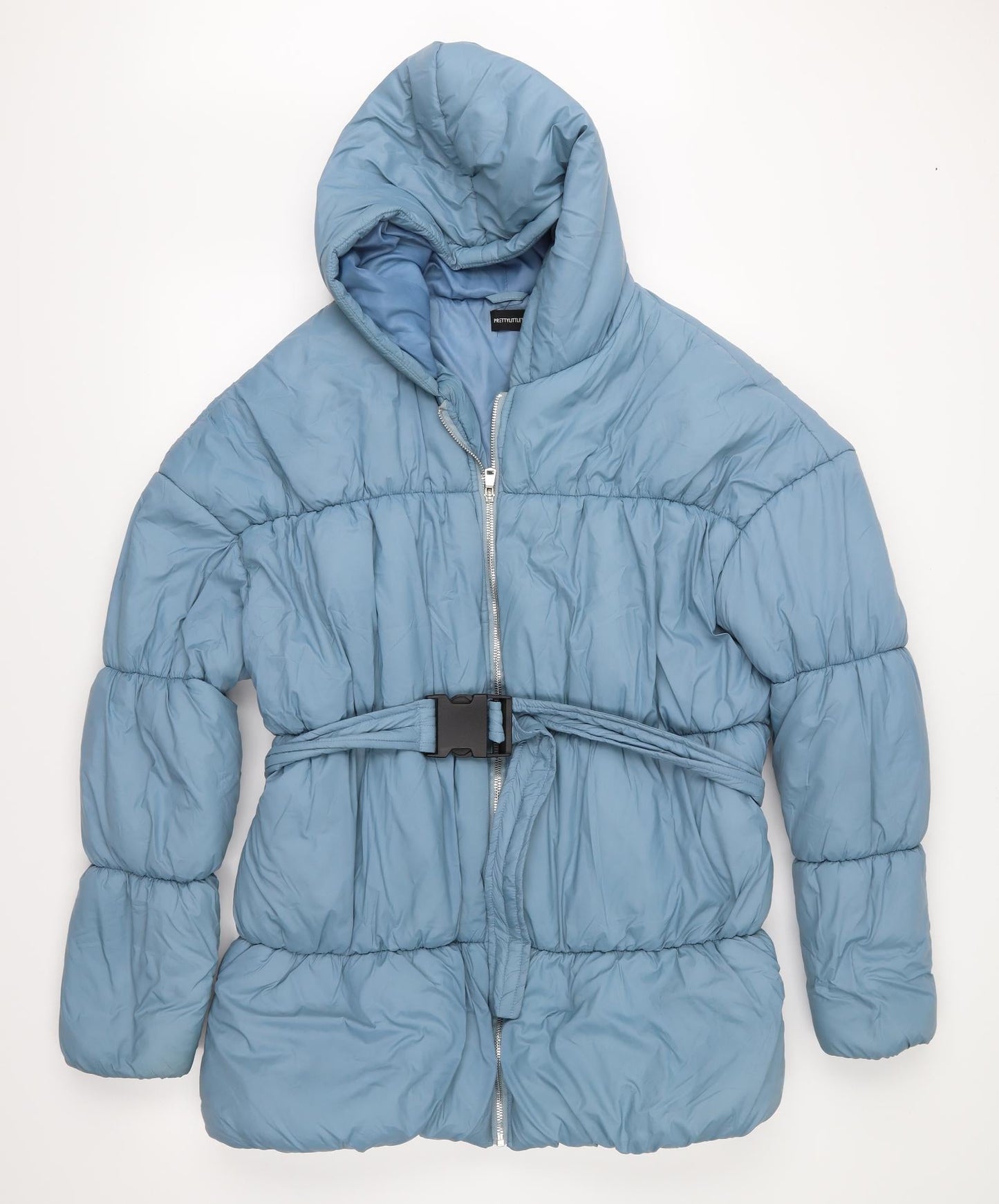 PRETTYLITTLETHING Womens Blue   Anorak Jacket Size 12
