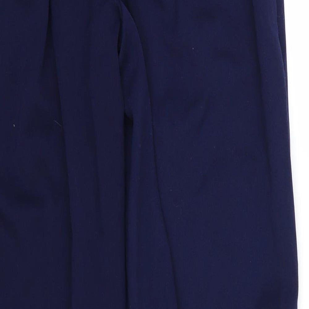 Anna Rose Womens Blue  Rayon Trousers  Size 12 L29 in