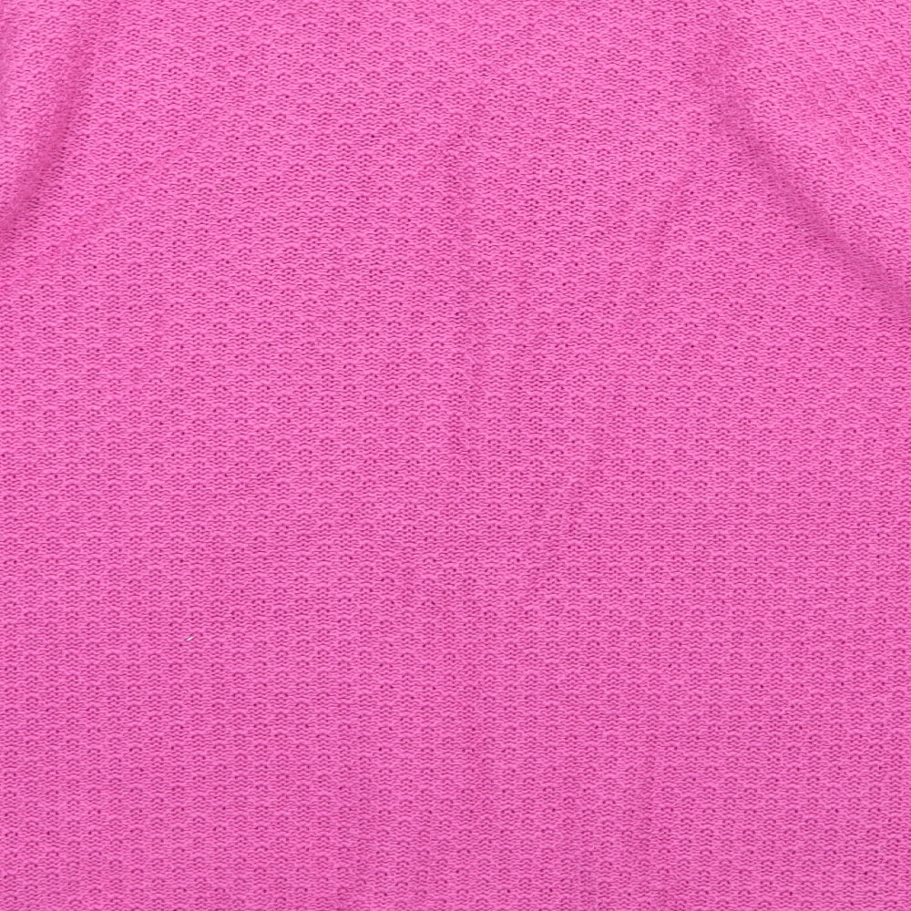 EWM Womens Pink  Knit Pullover Jumper Size L
