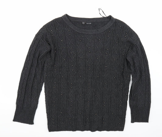 Bodyflirt Womens Grey   Pullover Jumper Size S