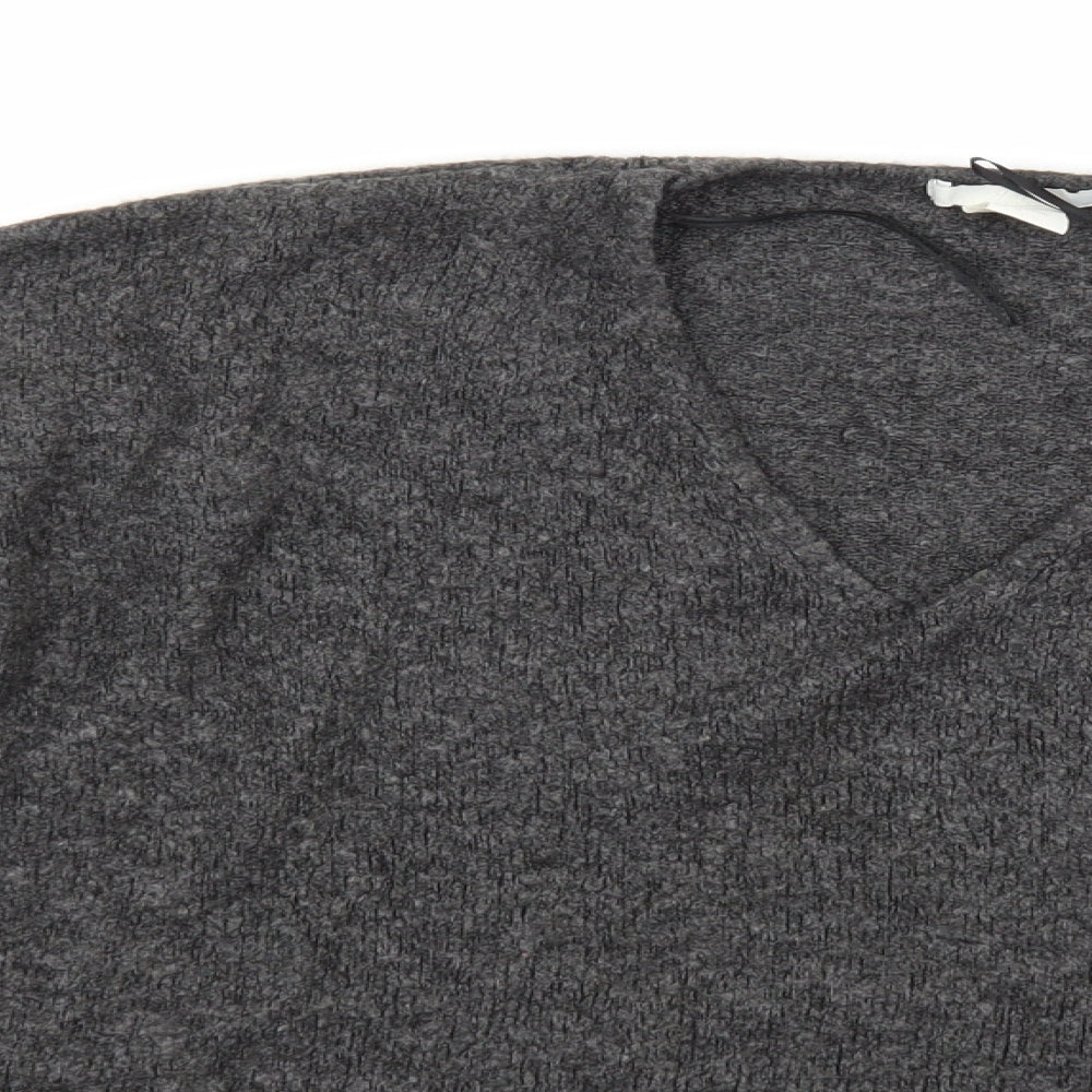 H&M Womens Grey   Pullover Jumper Size L