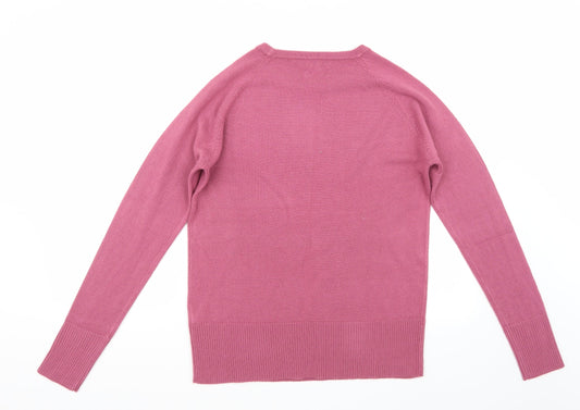 Sarah Hamilton Womens Pink   Pullover Jumper Size M