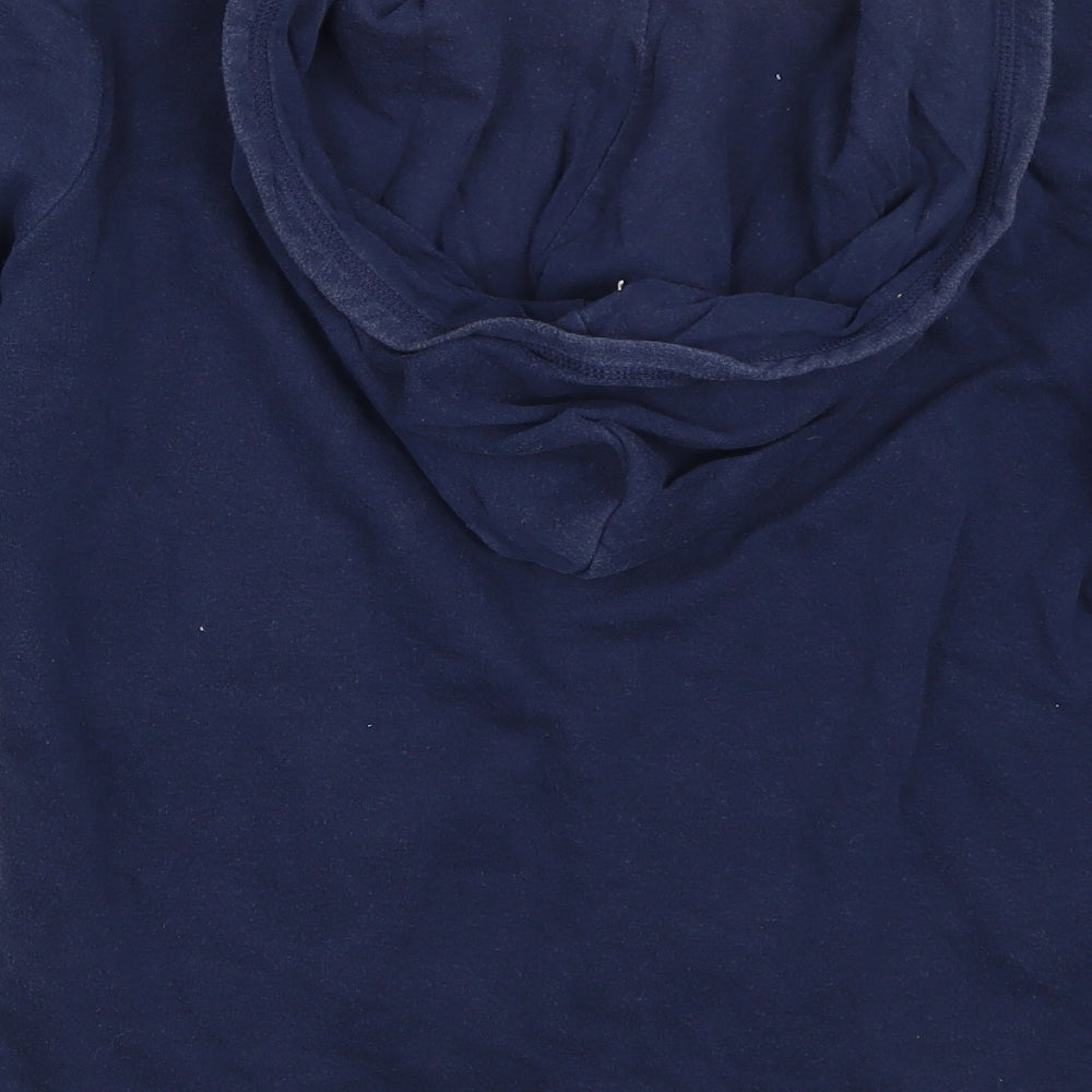 H&M Girls Blue   Full Zip Hoodie Size 14 Years