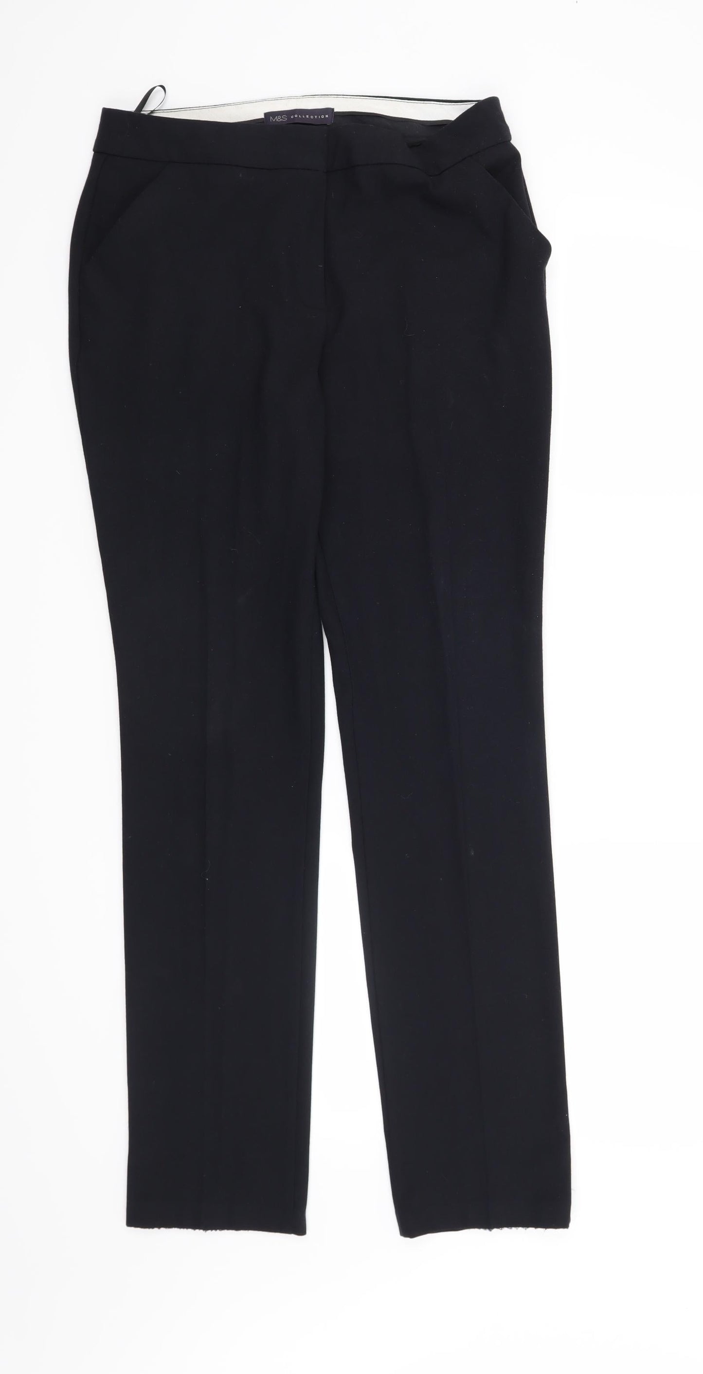 Marks and Spencer Womens Blue   Trousers  Size 8 L29 in