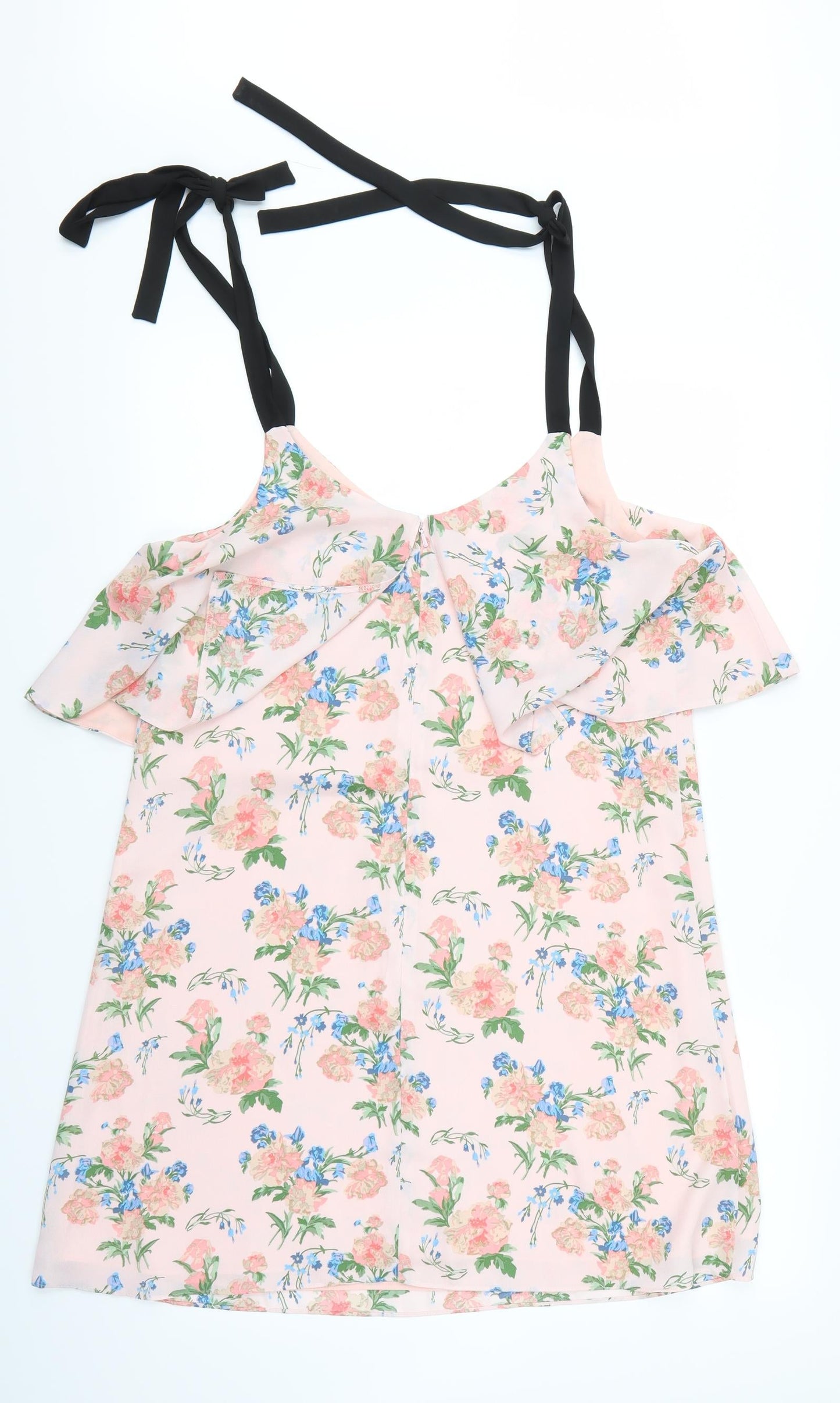 Dorothy Perkins Womens Pink Floral  A-Line  Size 14