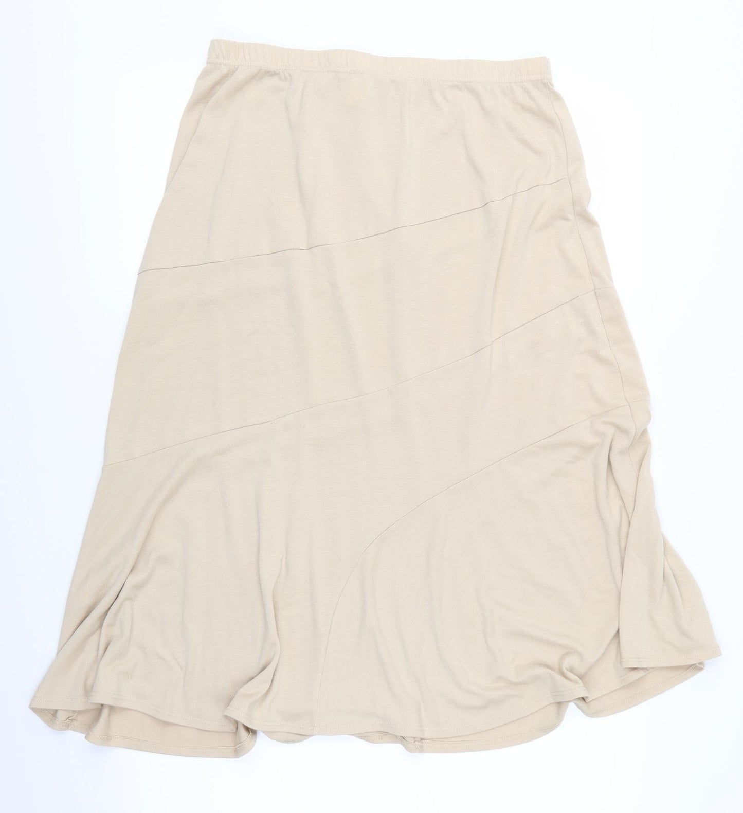 Charmance Womens Beige   A-Line Skirt