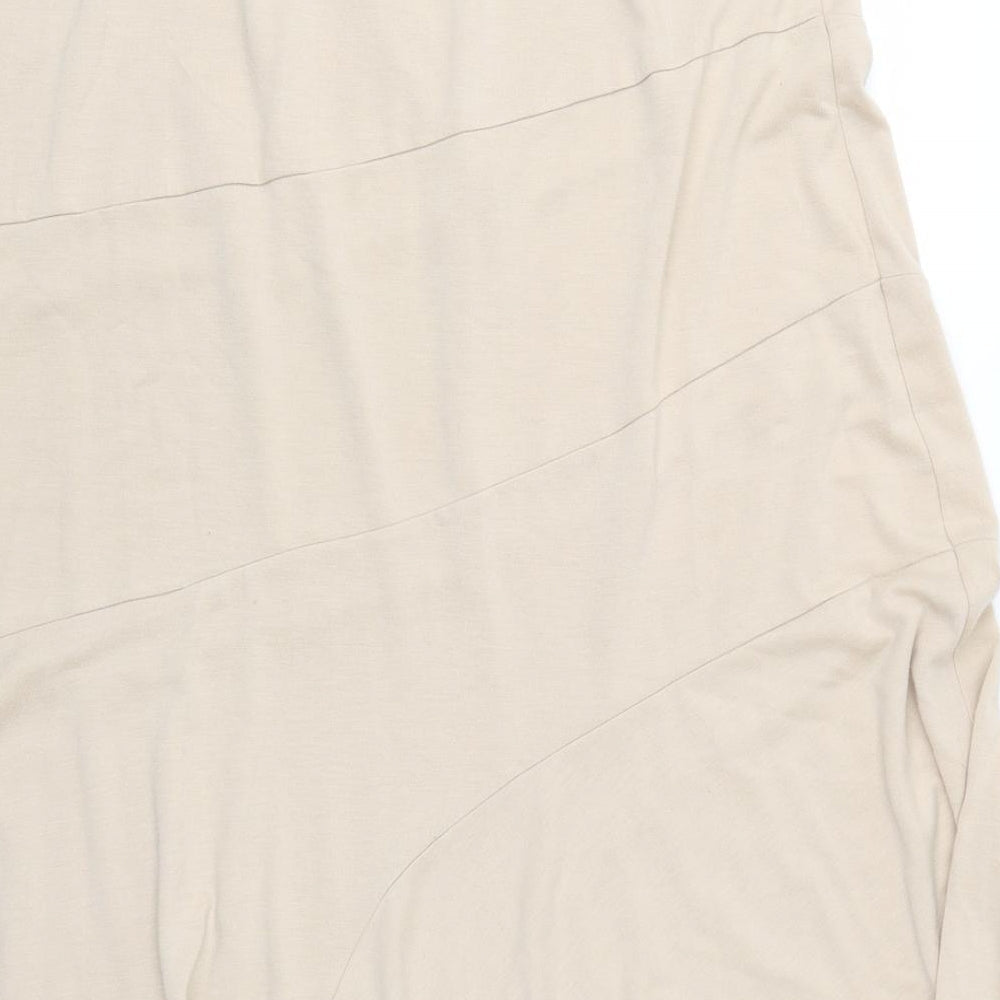 Charmance Womens Beige   A-Line Skirt