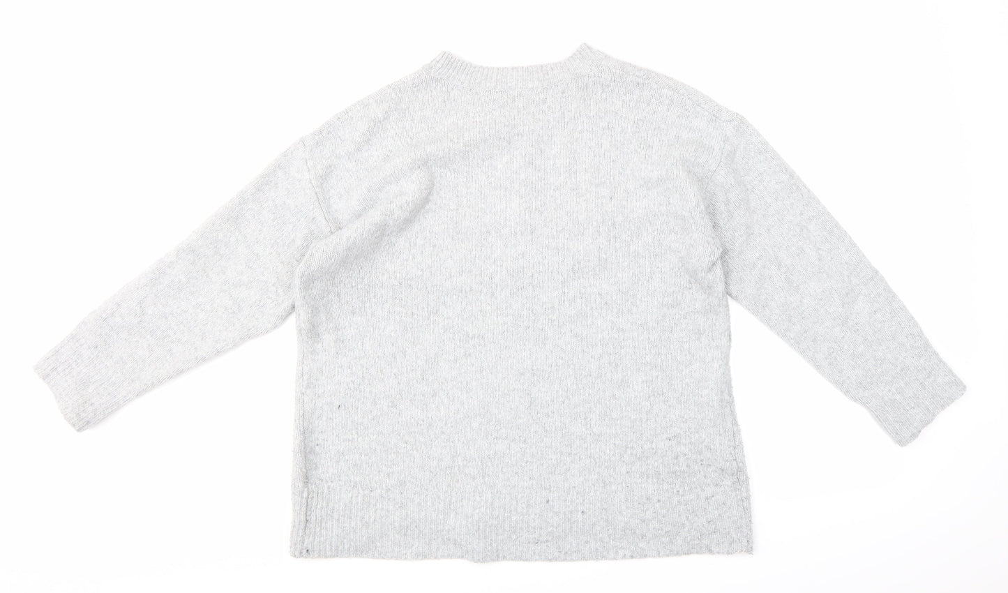 George Womens Grey  Knit Pullover Jumper Size M