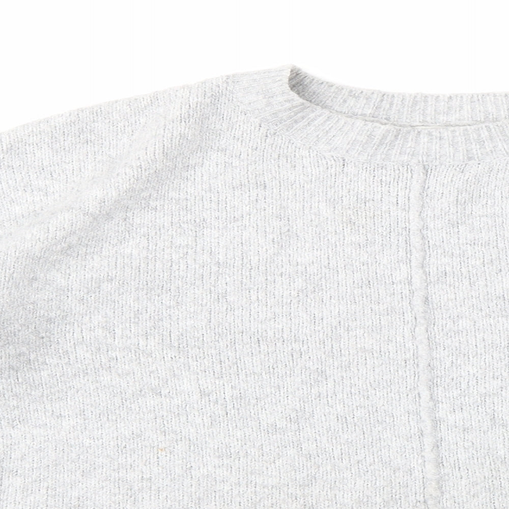 George Womens Grey  Knit Pullover Jumper Size M