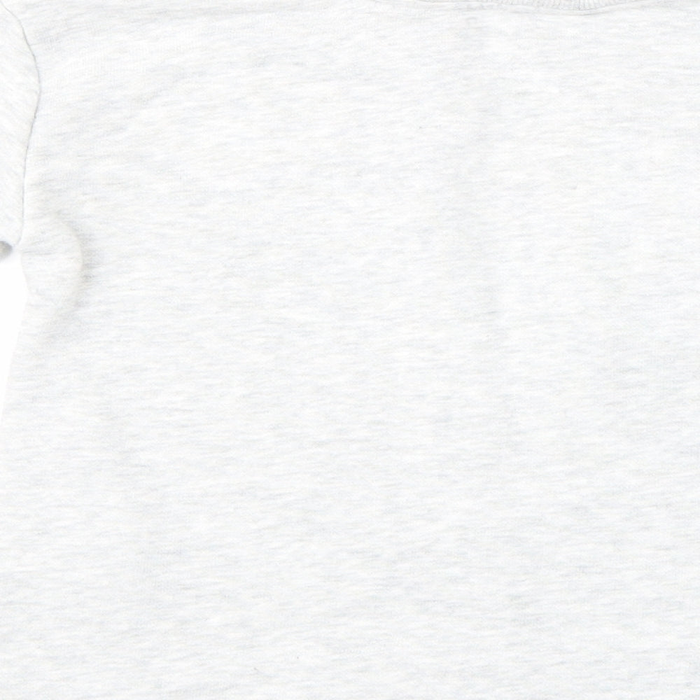 H&M Girls Grey   Pullover Sweatshirt Size 7-8 Years