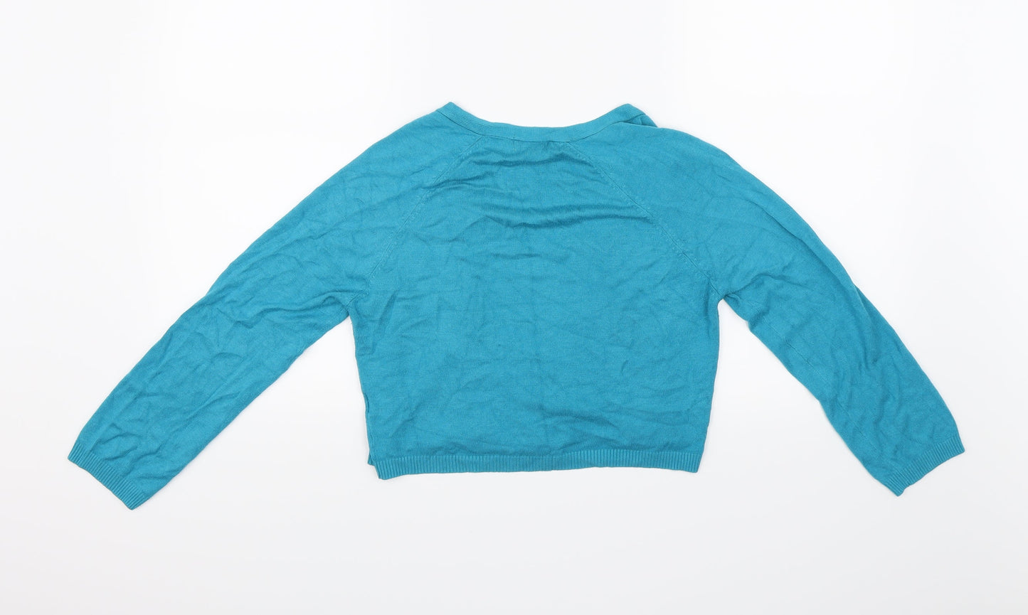 Tom Surton Girls Blue   Cardigan Jumper Size 12 Years